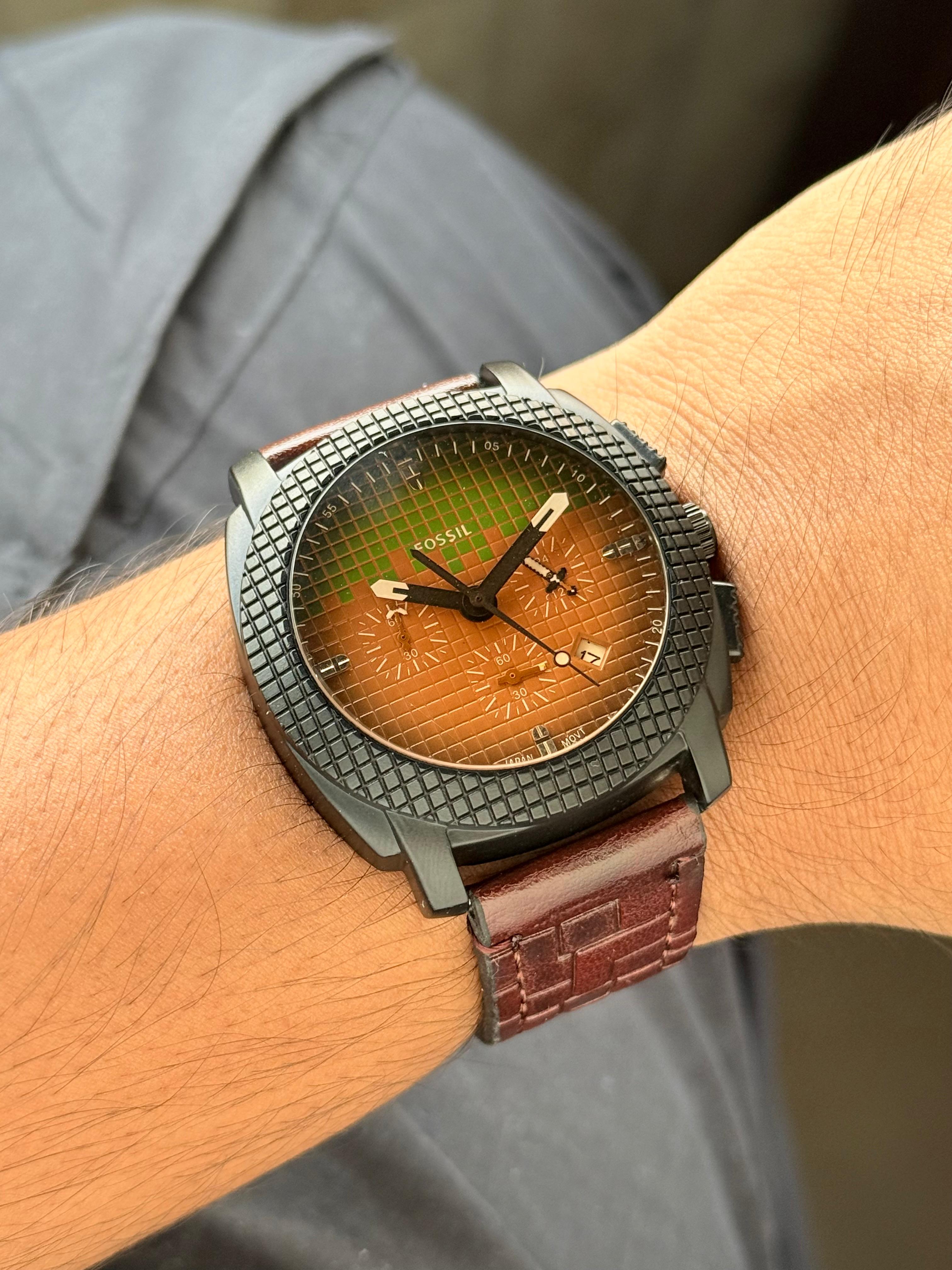 Fossil Minecraft Chronograph